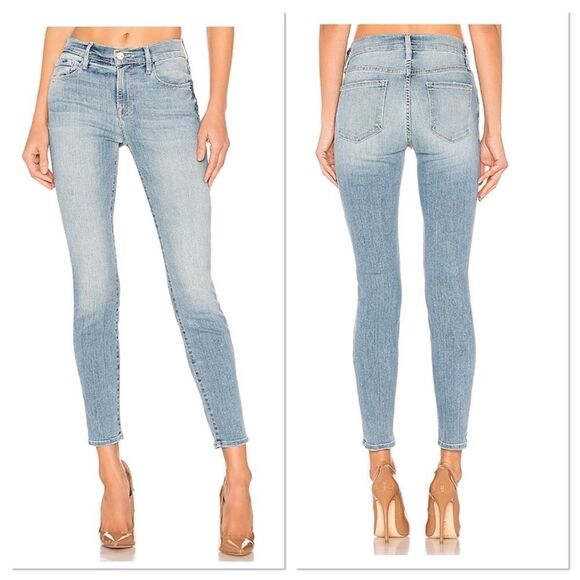 Frame Denim Denim - Frame Le Skinny De Jeanne Crop in Adler (E12)